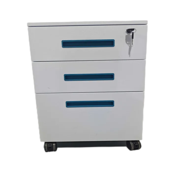 خزانة قاعدة فولاذية قابلة للقفلLockable Steel Pedestal Cabinet with Drawers Mobile