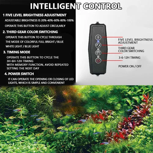 120CM 150W 244LED Aquarium LED Lighting | Marine Aqua Fish Tank Light | NEW