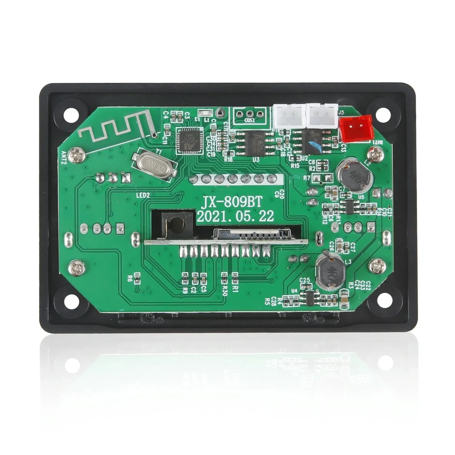 12V Car Mp3 Player Board With Bluetooth Fm Radio Usb - Remote Control Recording