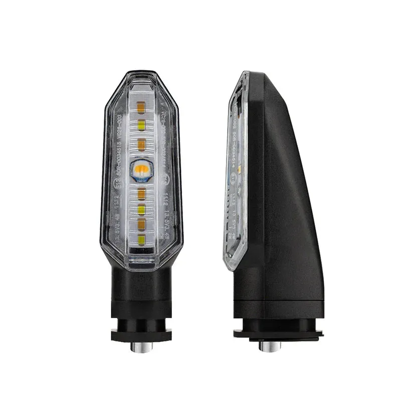 12V Motorcycle Led Turn Signal Lights Amber Flashing Indicators 2Pcs