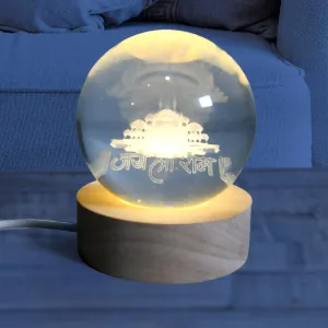3D Crystal Ball lamps for Bedroom 3D Lamps for Home Decoration 3D Crystal Ball Night Light Gifts for Women Gifts for Men Room Decor Items for Bedroom for Friend and Family(1 Pc)