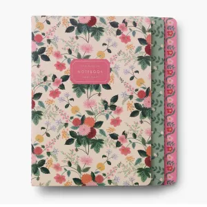 Assorted Dahlia Notebooks (Set of 3)