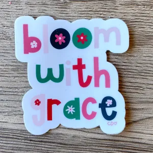 Bloom With Grace Decal Sticker