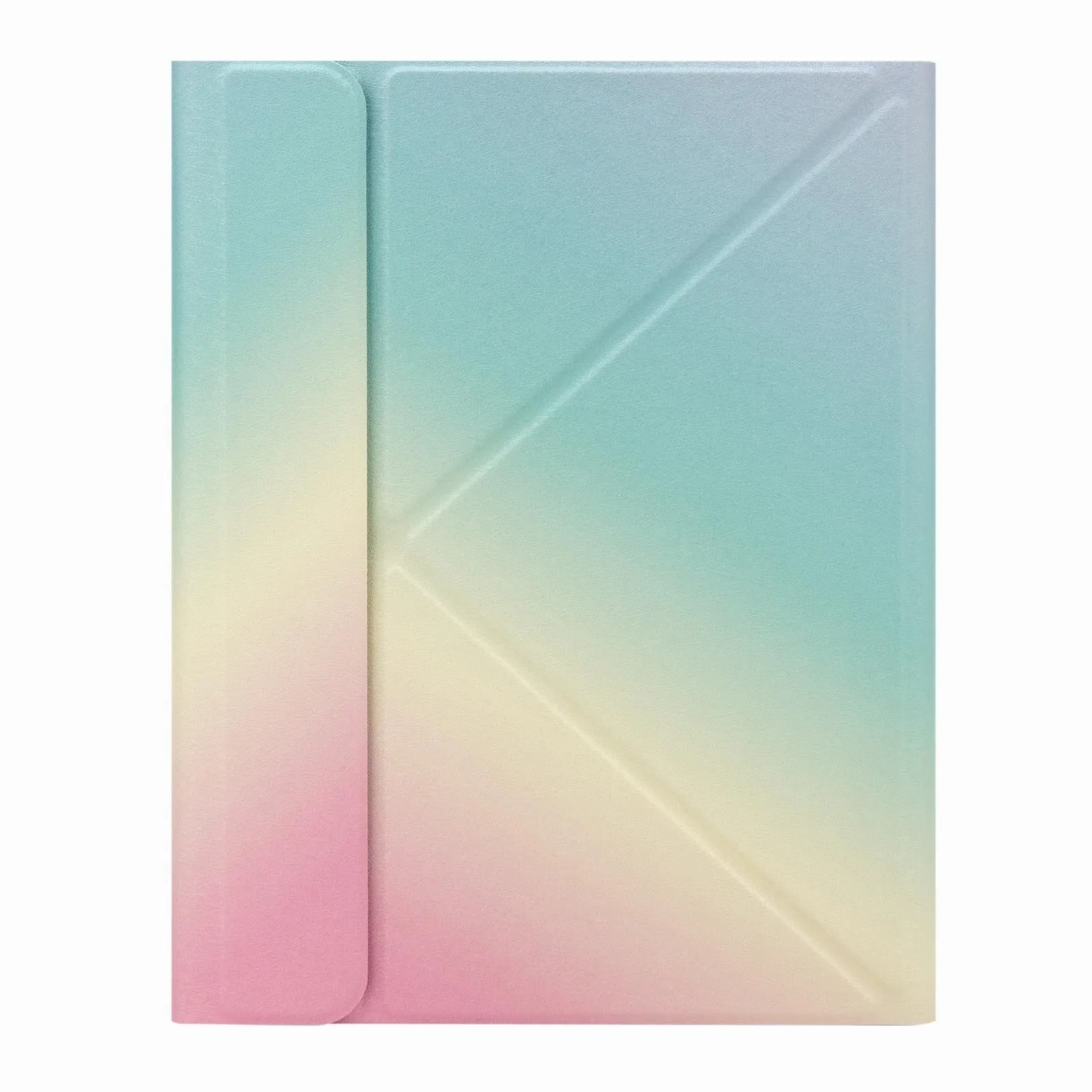 Bluetooth Keyboard Leather Case For Ipad 9.7 2018 / 2017 With Tri-Fold Holder
