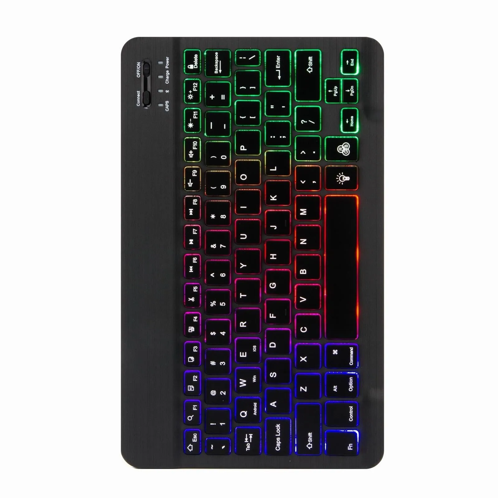 Bluetooth Keyboard Leather Case For Ipad 9.7 2018 / 2017 With Tri-Fold Holder