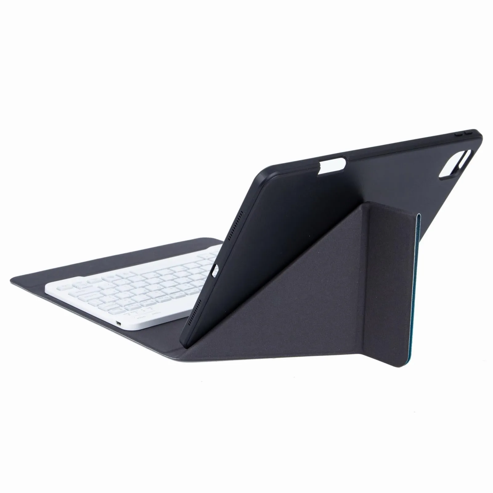 Bluetooth Keyboard Leather Case For Ipad 9.7 2018 / 2017 With Tri-Fold Holder