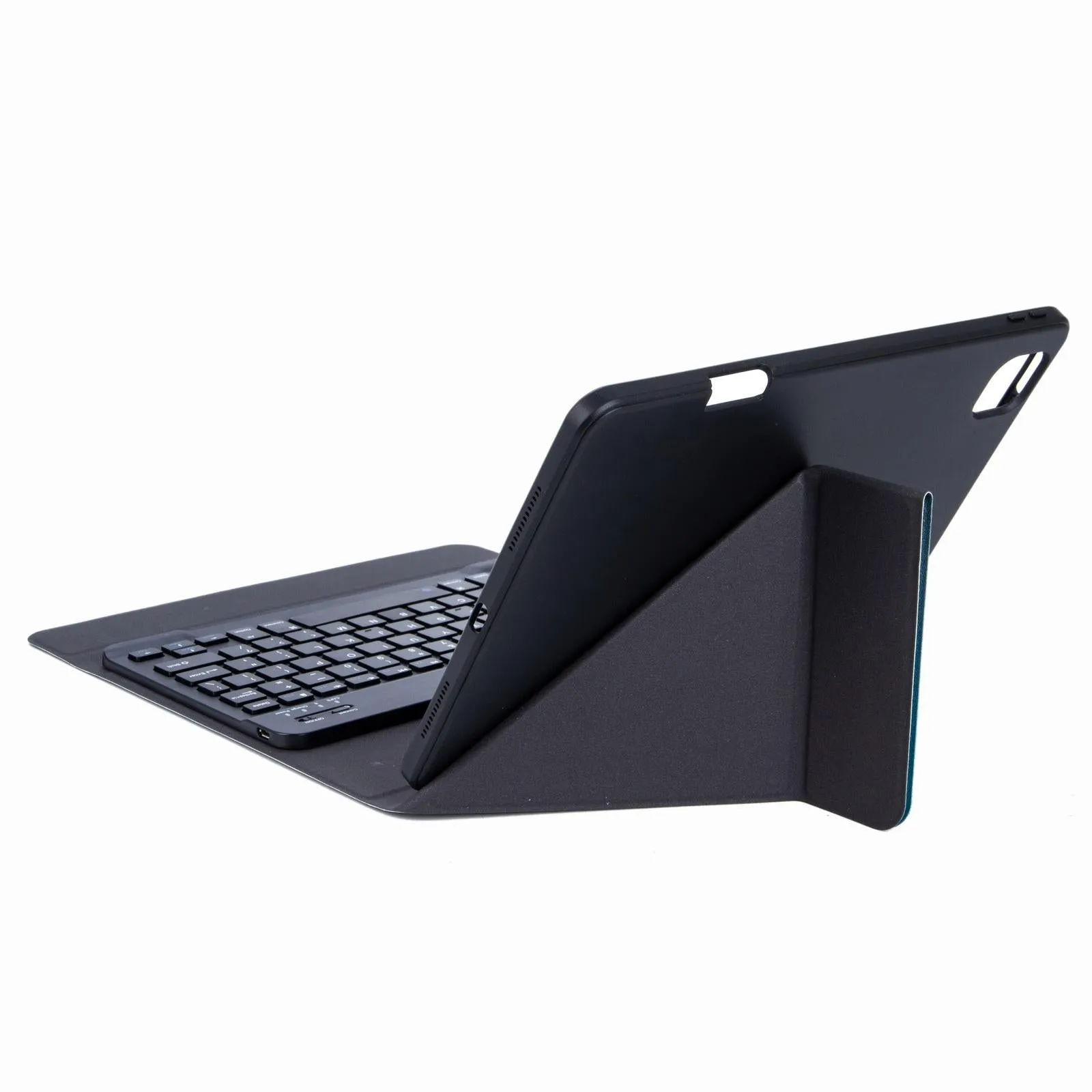Bluetooth Keyboard Leather Case For Ipad 9.7 2018 / 2017 With Tri-Fold Holder