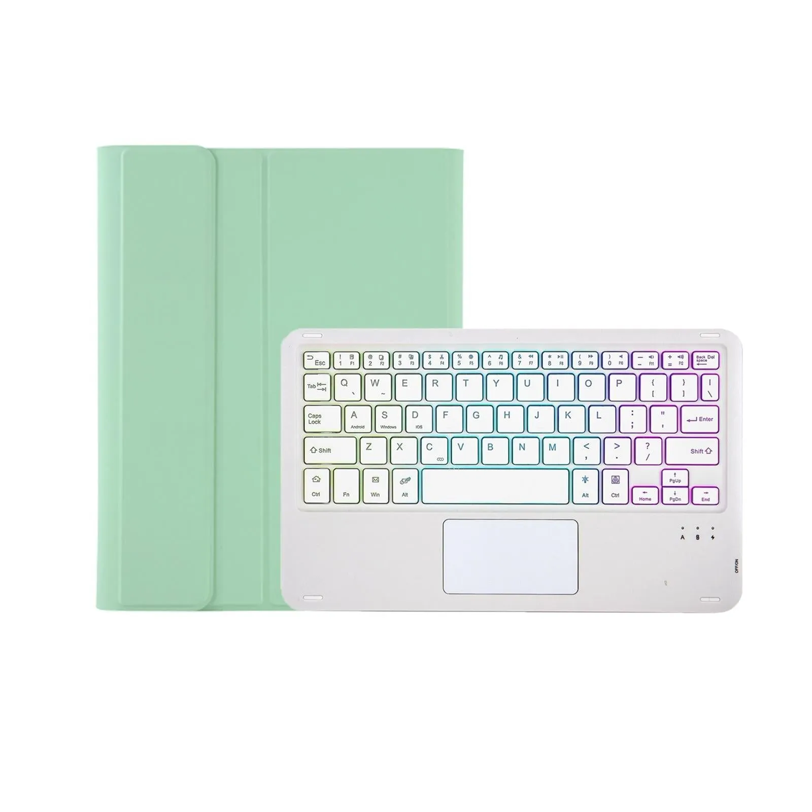 Bluetooth Keyboard Leather Case For Ipad Air 4 / 5 - Touch Pad Backlight Skin Feel Pen Slot - 10.9