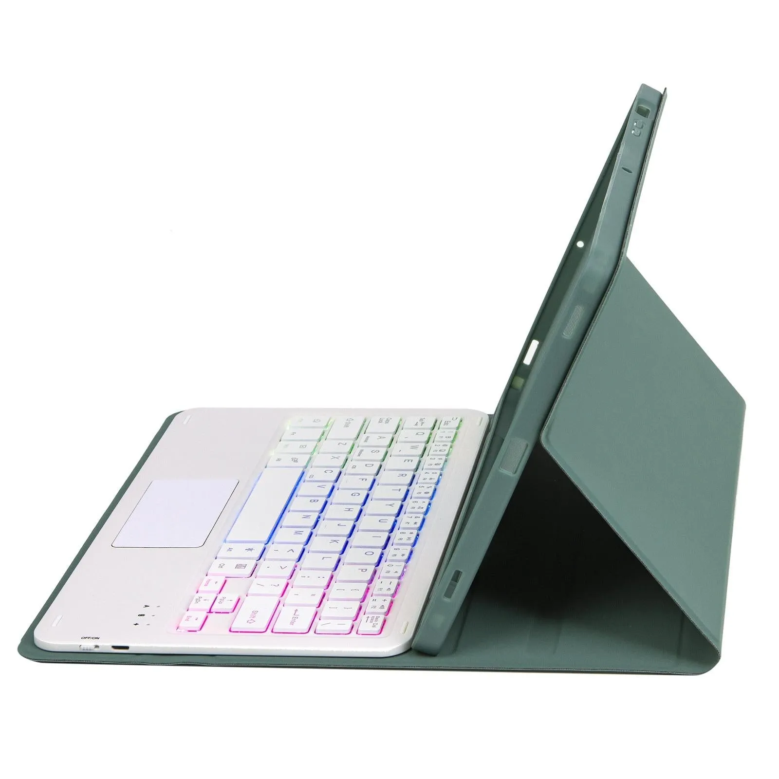 Bluetooth Keyboard Leather Case For Ipad Air 4 / 5 - Touch Pad Backlight Skin Feel Pen Slot - 10.9