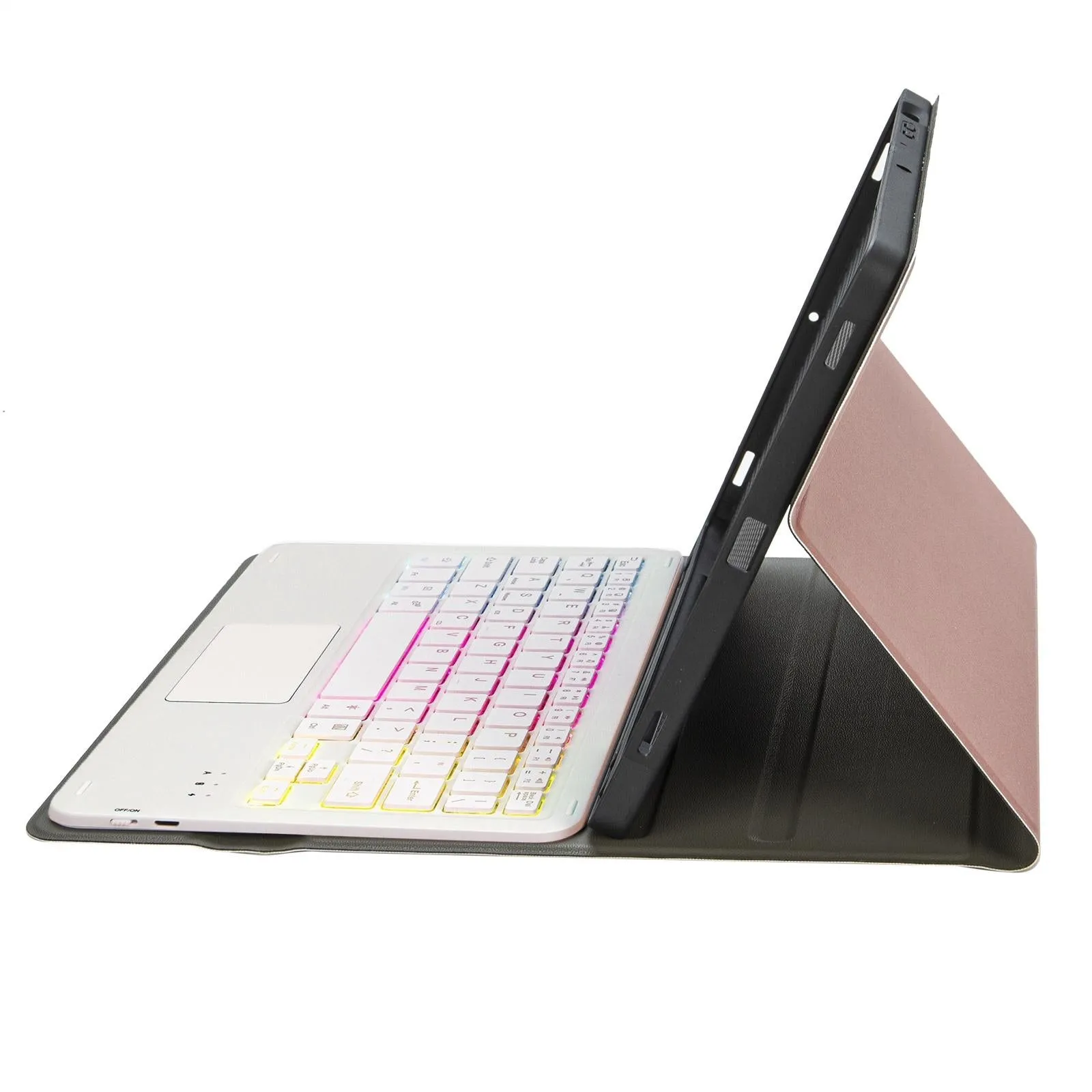Bluetooth Keyboard Leather Case For Ipad Air / Pro 11 - Touch Pad Backlight Pen Slot