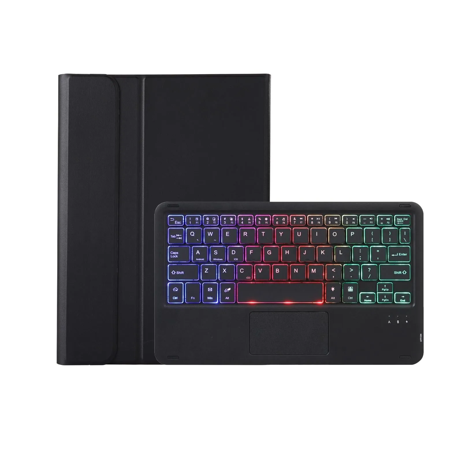 Bluetooth Keyboard Leather Case For Ipad Air / Pro 11 - Touch Pad Backlight Pen Slot