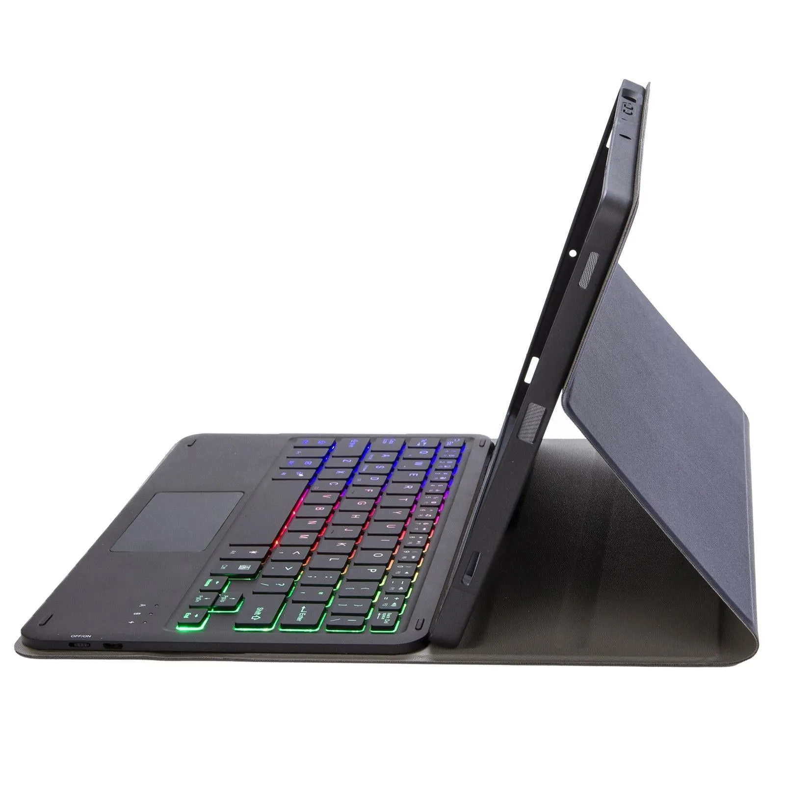 Bluetooth Keyboard Leather Case For Ipad Air / Pro 11 - Touch Pad Backlight Pen Slot