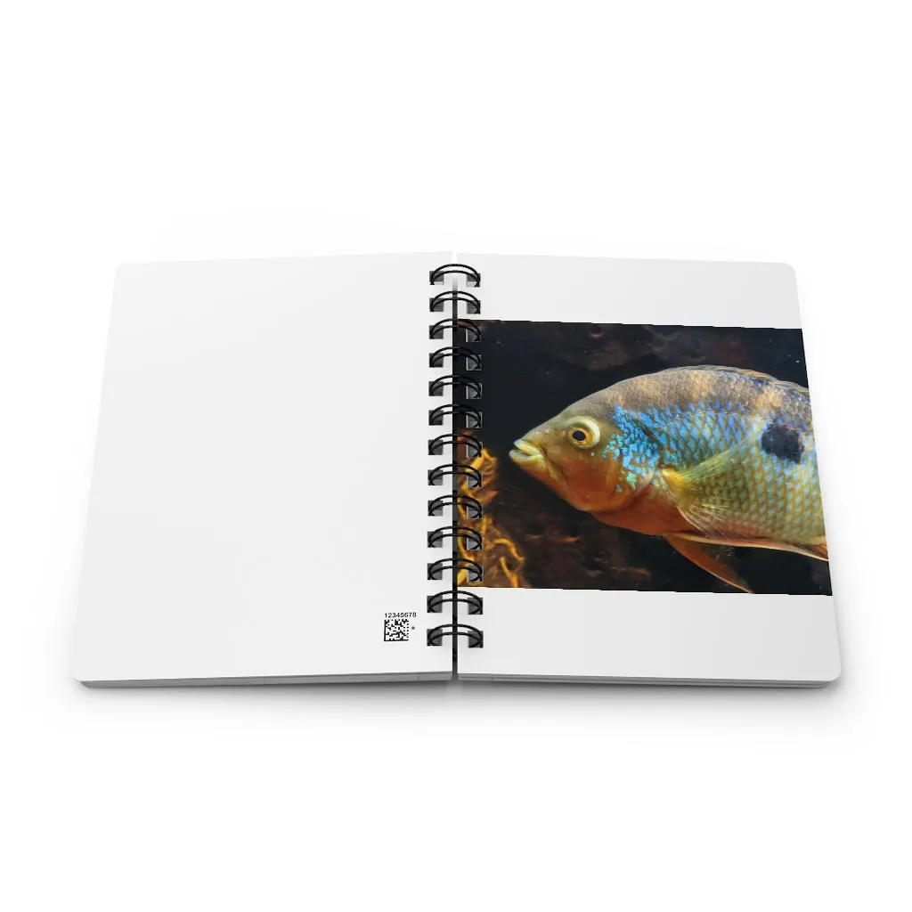 Brown and Orange Fish Spiral Bound Journal