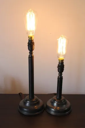 Candlestick Brass Lamp