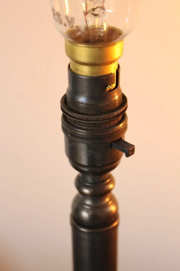Candlestick Brass Lamp