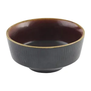 Churchill Nourish Tokyo Black Kochi Soup Bowl 62 x 130mm (Pack of 12) - DX851
