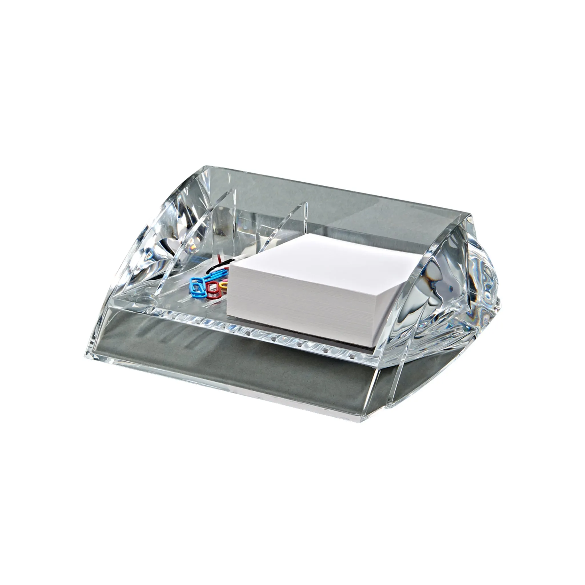 Clearylic Desk Caddy With 3 Compartments by Creative Gifts