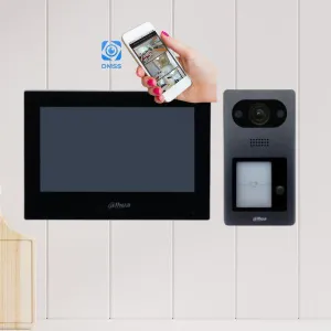 Dahua Smartphone Intercom Kit, KIT-DHI-7INBLK3211D-P