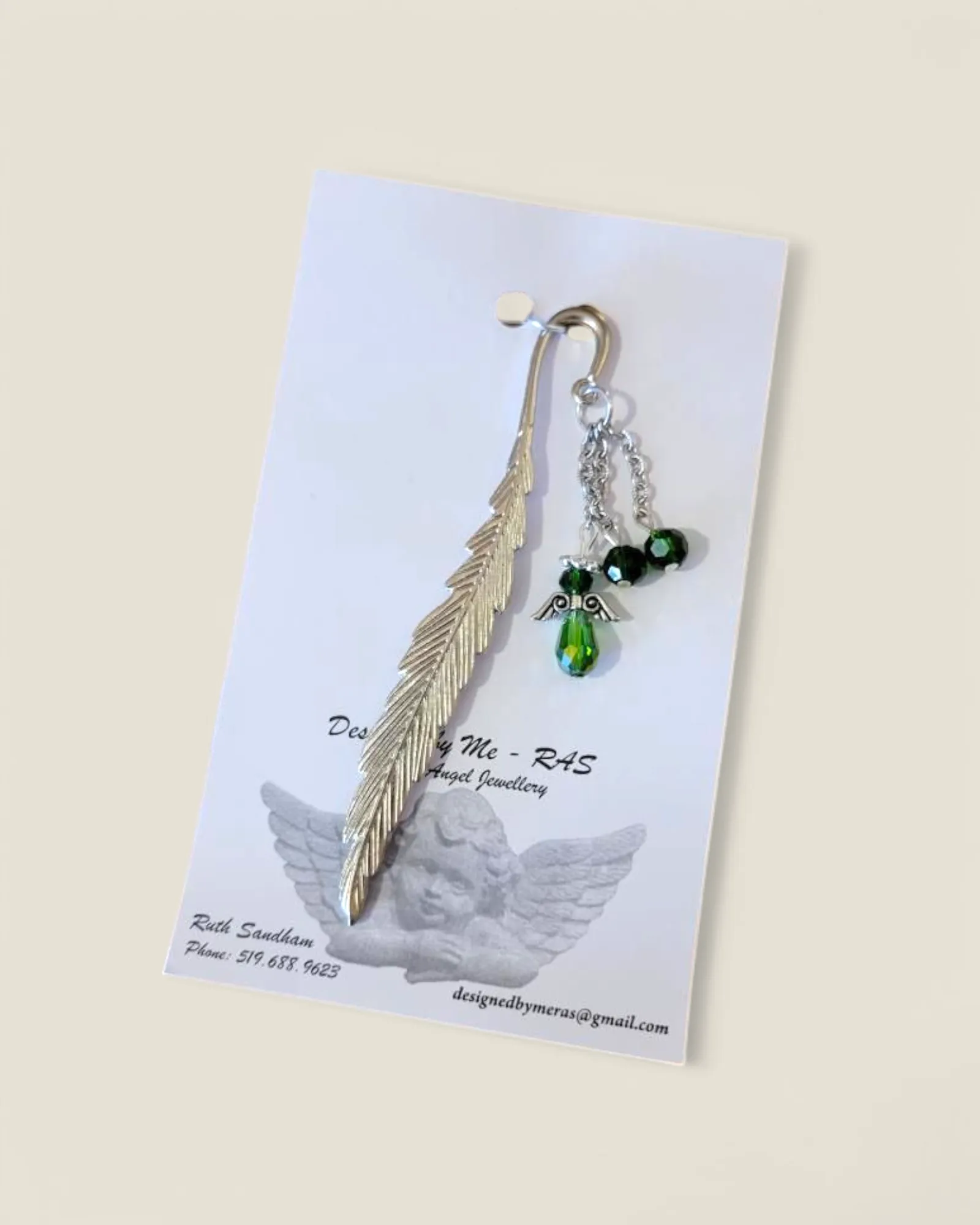 Designed By Me - RAS, Angel & Feather Bookmarks