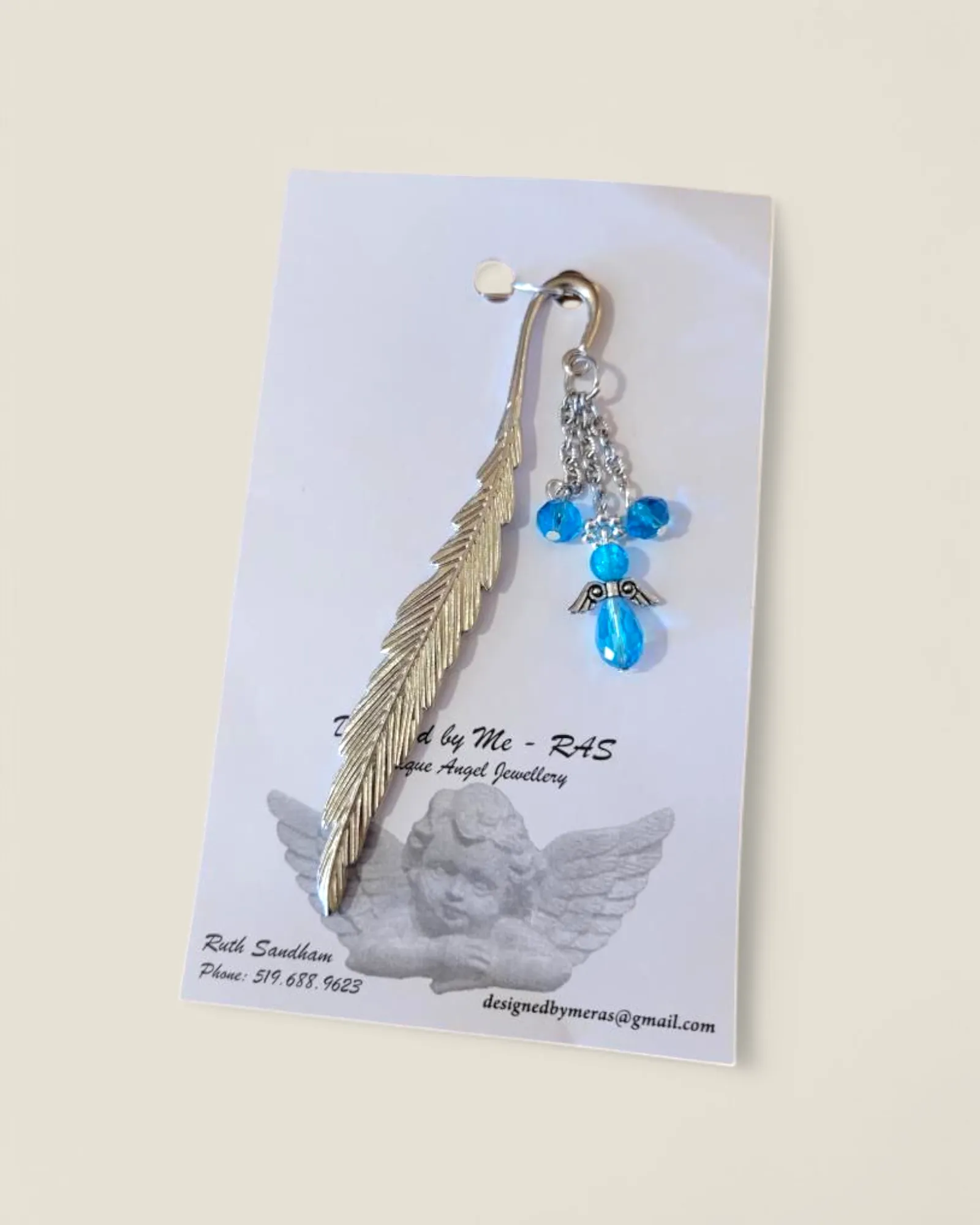 Designed By Me - RAS, Angel & Feather Bookmarks