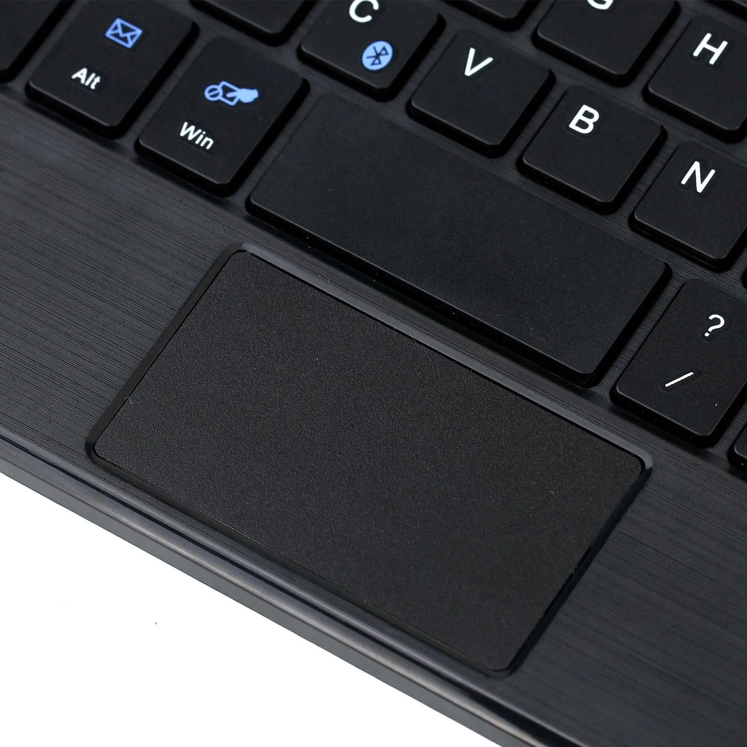 Detachable Bluetooth Keyboard Leather Tablet Case For Ipad Mini 6 With Touchpad & Holder - Black
