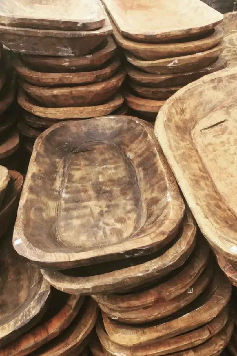 Hand Carved Wooden Bowl