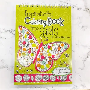 Inspirational Coloring Book For Girls