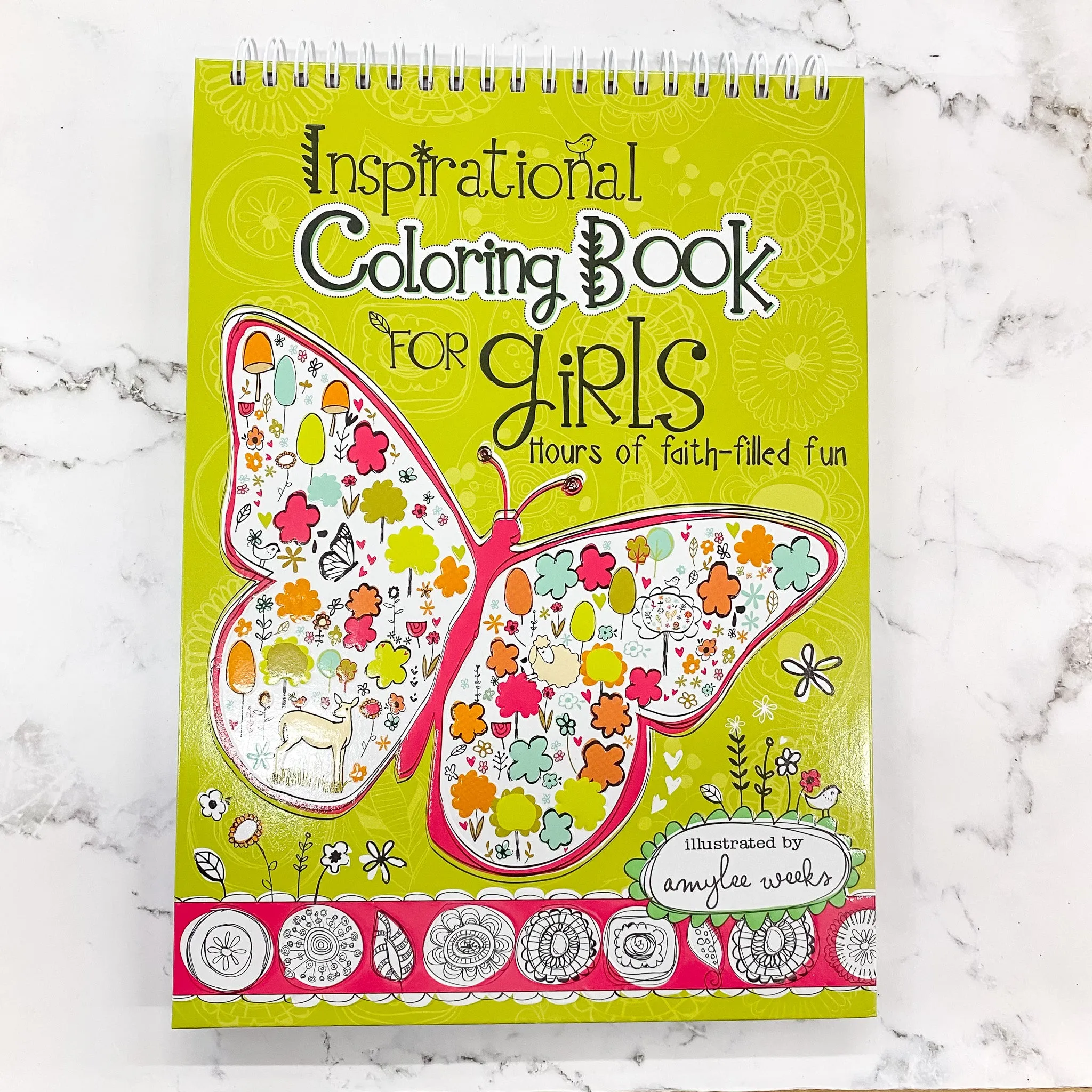 Inspirational Coloring Book For Girls