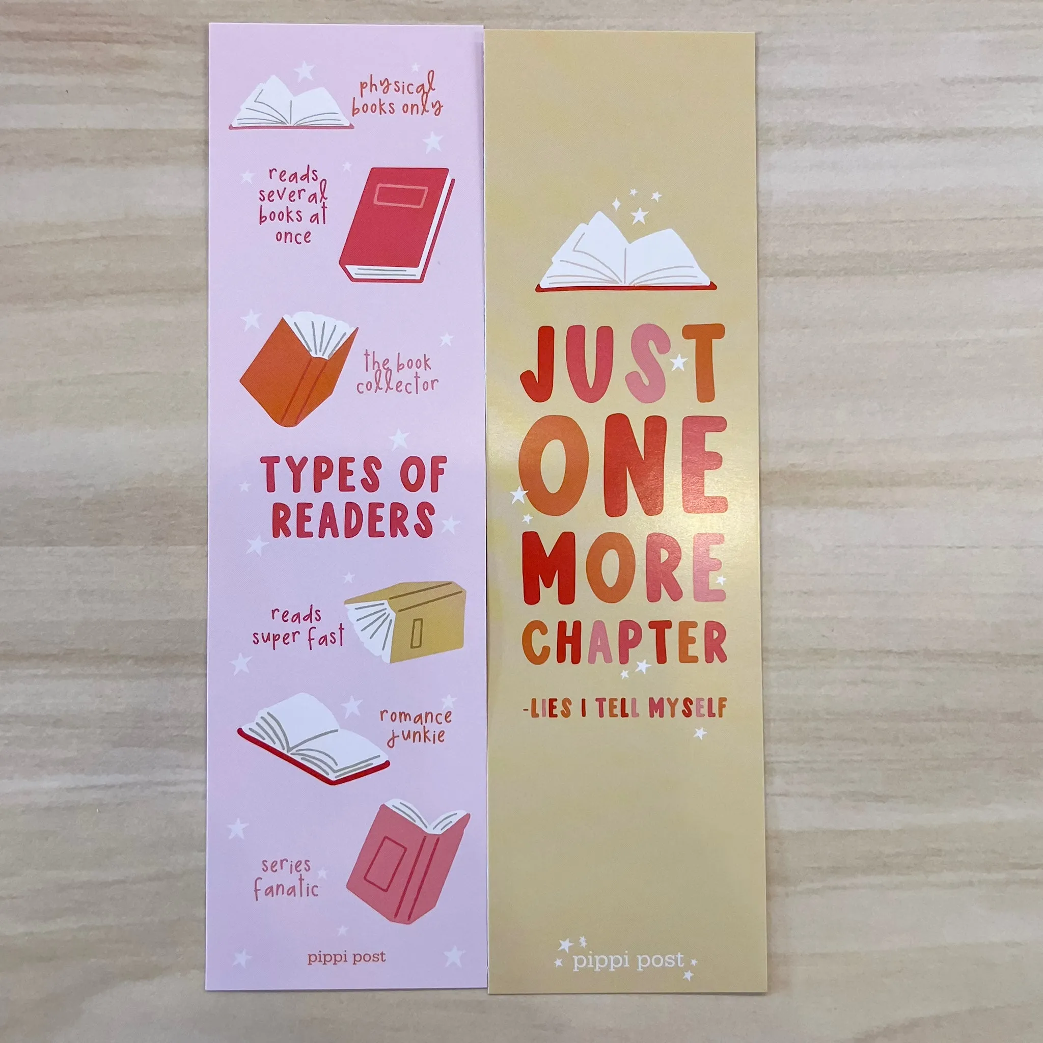 Just One More Chapter Bookmark Set