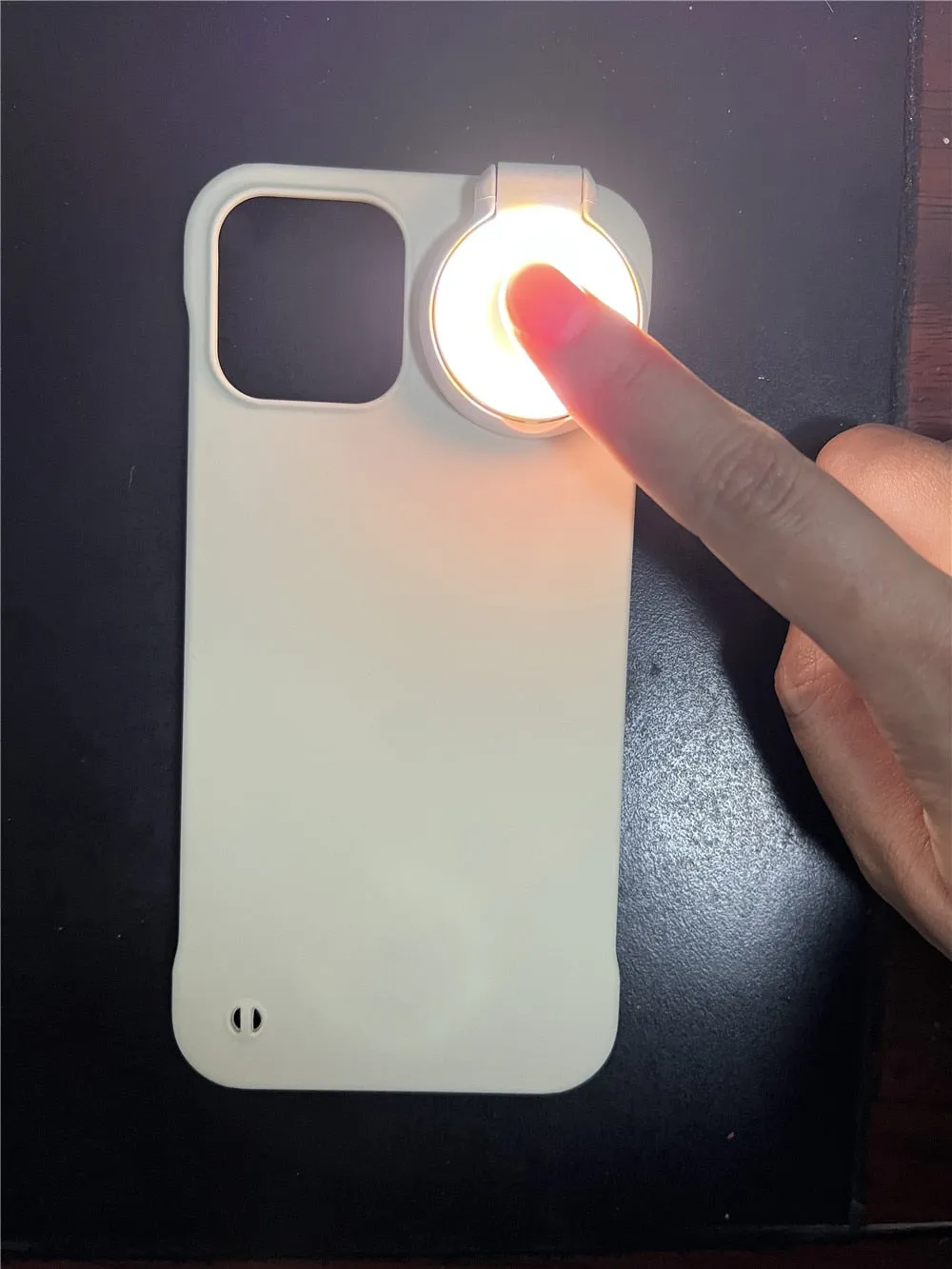 LED selfie For iPhone case