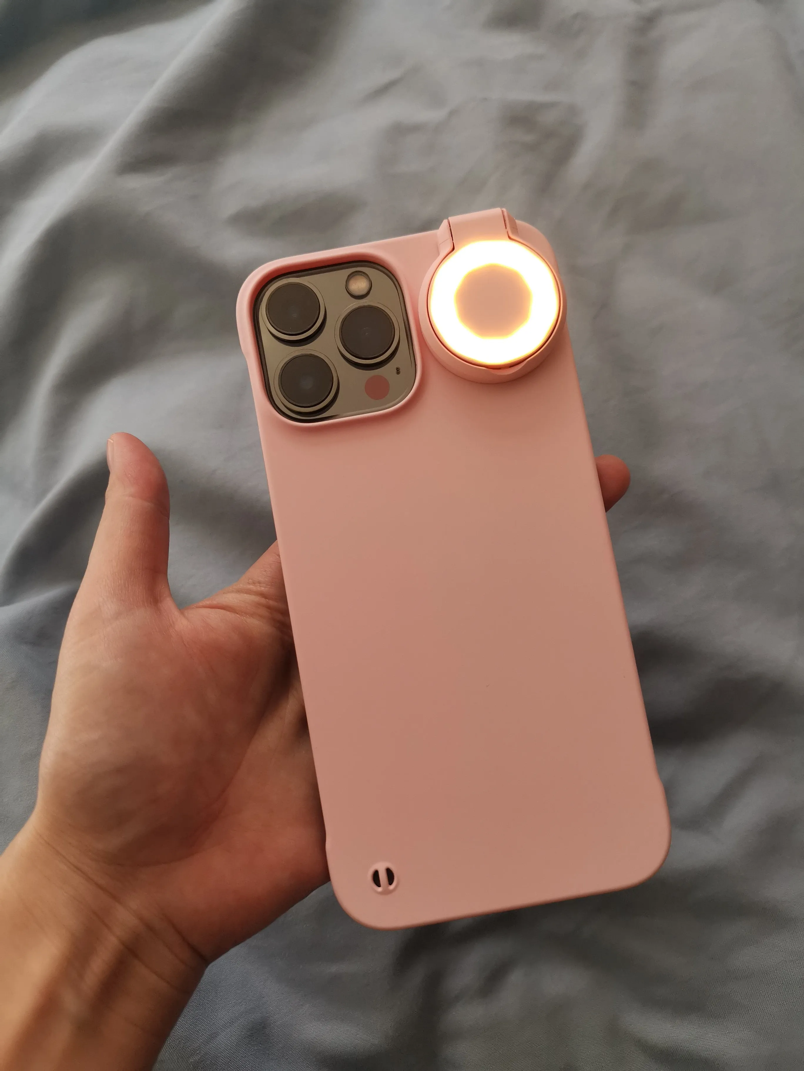 LED selfie For iPhone case