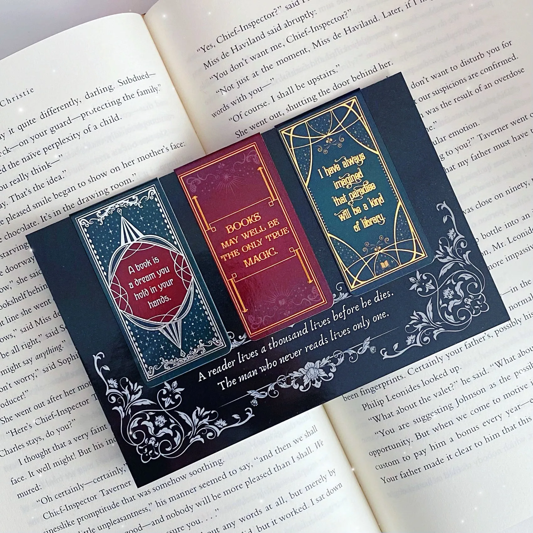 Magnetic Bookmark Set