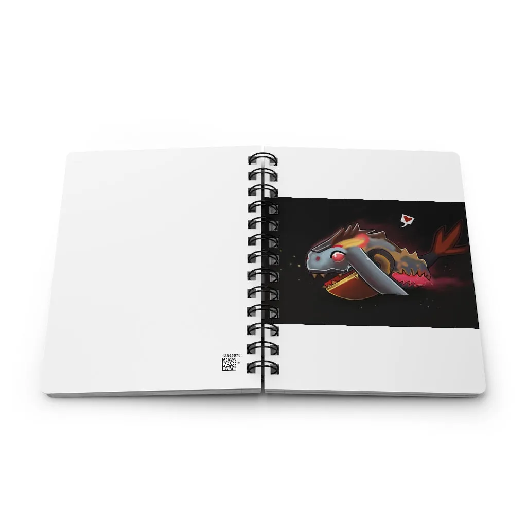 Mecha Whale Strider Spiral Bound Journal