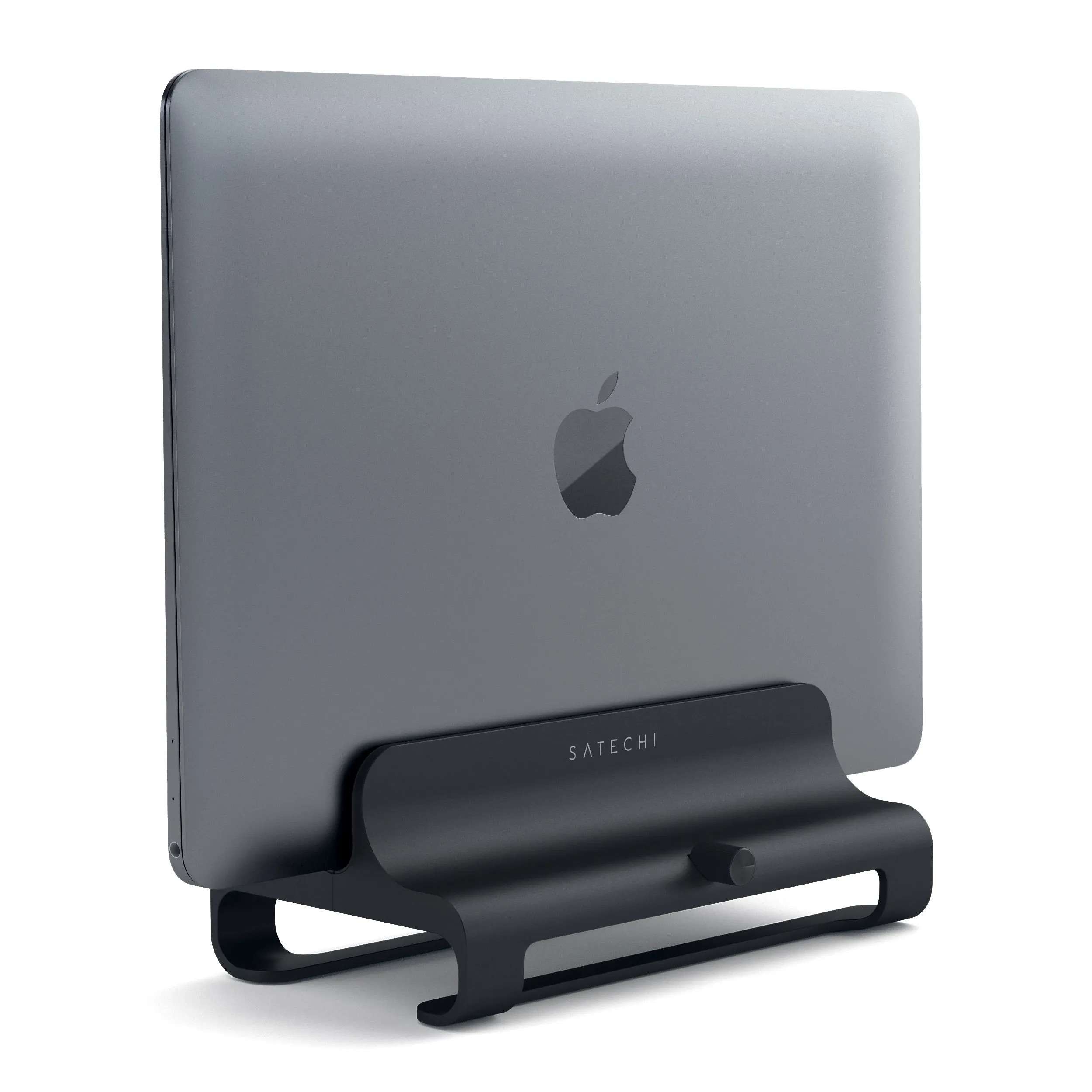 [OPEN BOX] SATECHI Aluminum Vertical Laptop Stand - Matte Black