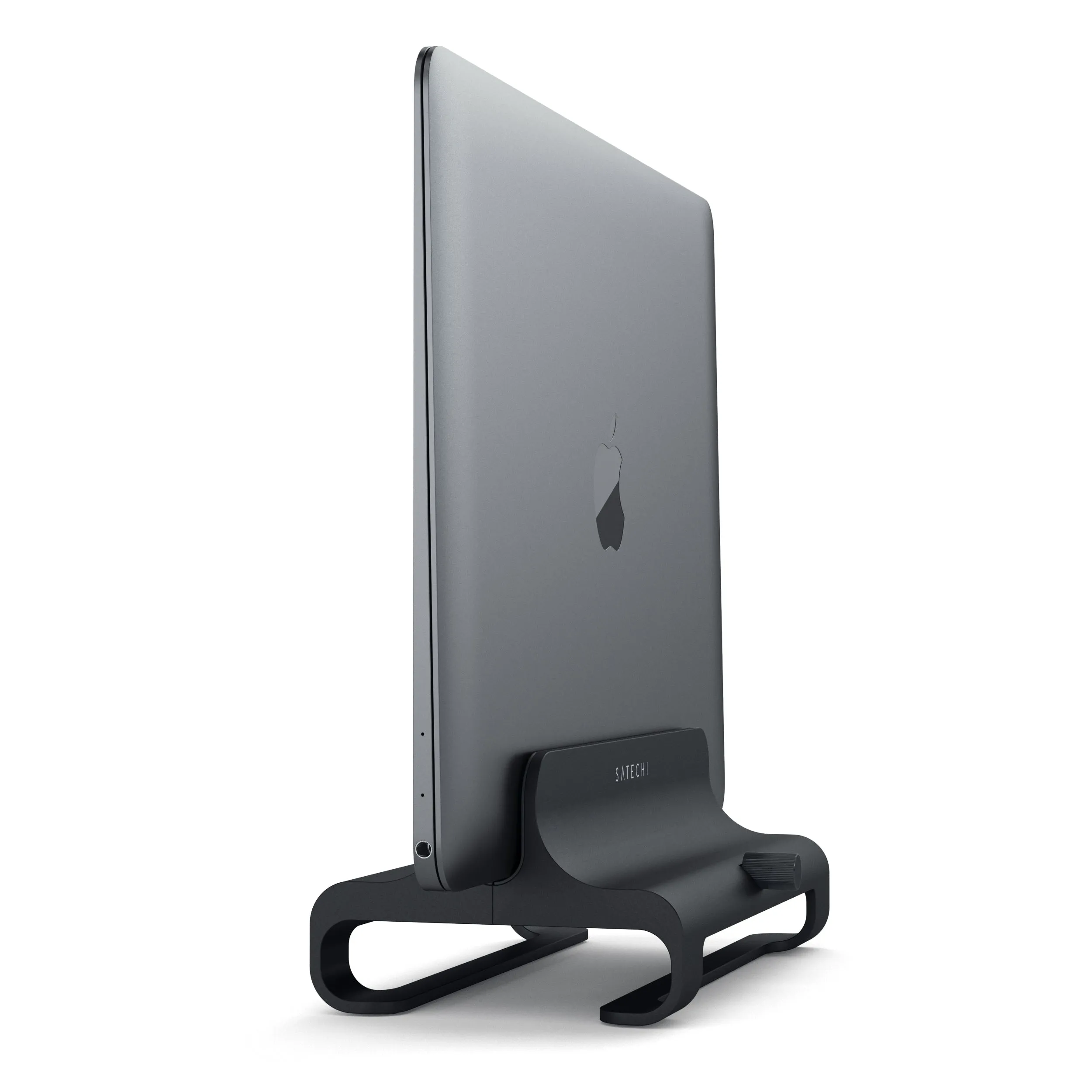 [OPEN BOX] SATECHI Aluminum Vertical Laptop Stand - Matte Black