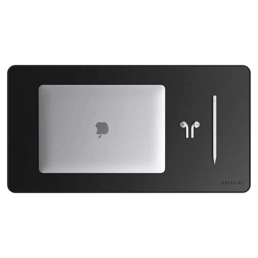 [OPEN BOX] SATECHI Eco Leather Desk Mat - Black