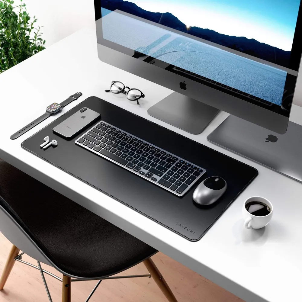 [OPEN BOX] SATECHI Eco Leather Desk Mat - Black