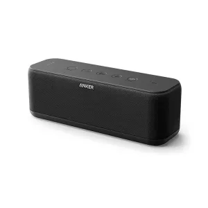 Portable Bluetooth Speaker with BassUp & IPX7 Waterproof, 12H Playtime, USB-C