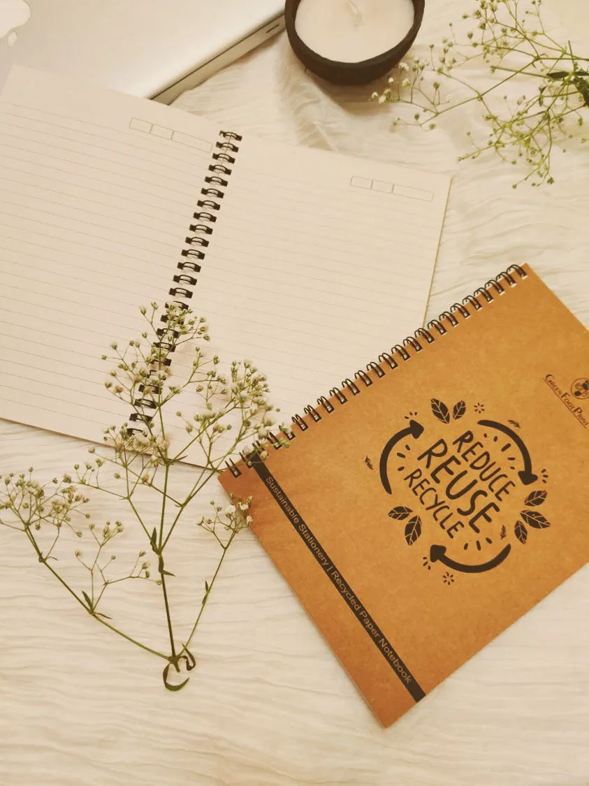 Recycled Notebooks Ruled Paper Pack Of 2