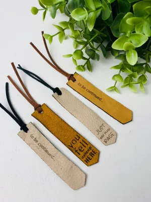 Rough Cut Dezigns, Leather Bookmarks