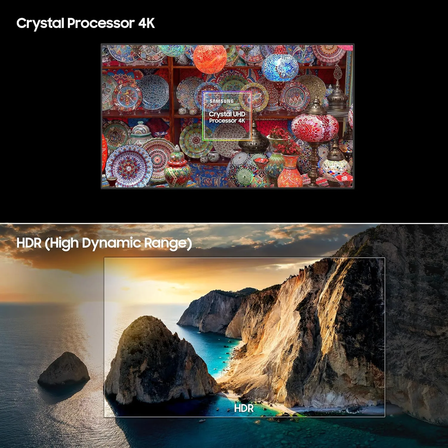 Samsung UA50DU7660KLXL (50 inches) 4K Ultra HD Smart LED TV (Black)
