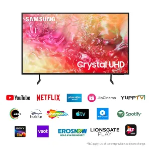 Samsung UA50DU7660KLXL (50 inches) 4K Ultra HD Smart LED TV (Black)