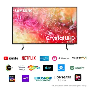 Samsung UA50DU7700KLXL  125 cm (50 inches) 4K Ultra HD Smart LED TV (Black)
