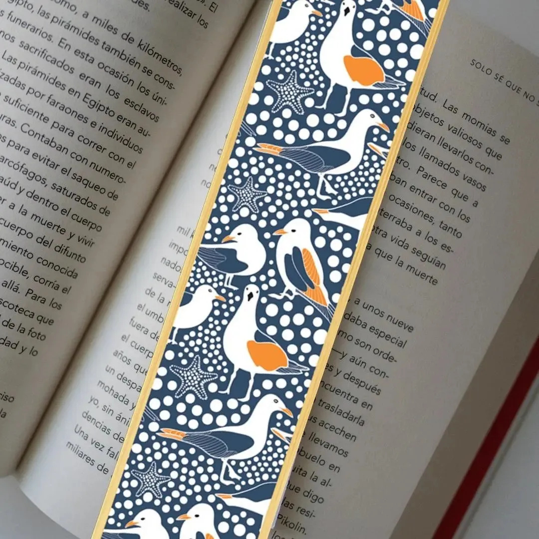 Seagulls Australian Wooden Bookmark