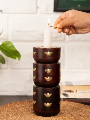 Sherpai Bowl Inspired Floor Standing Candle Holder