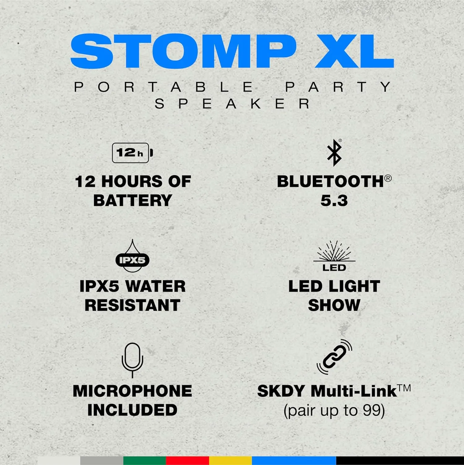 Skullcandy Stomp XL Wireless Party Speaker - Black