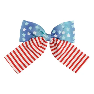 Stars and Stripes Clippy Bow