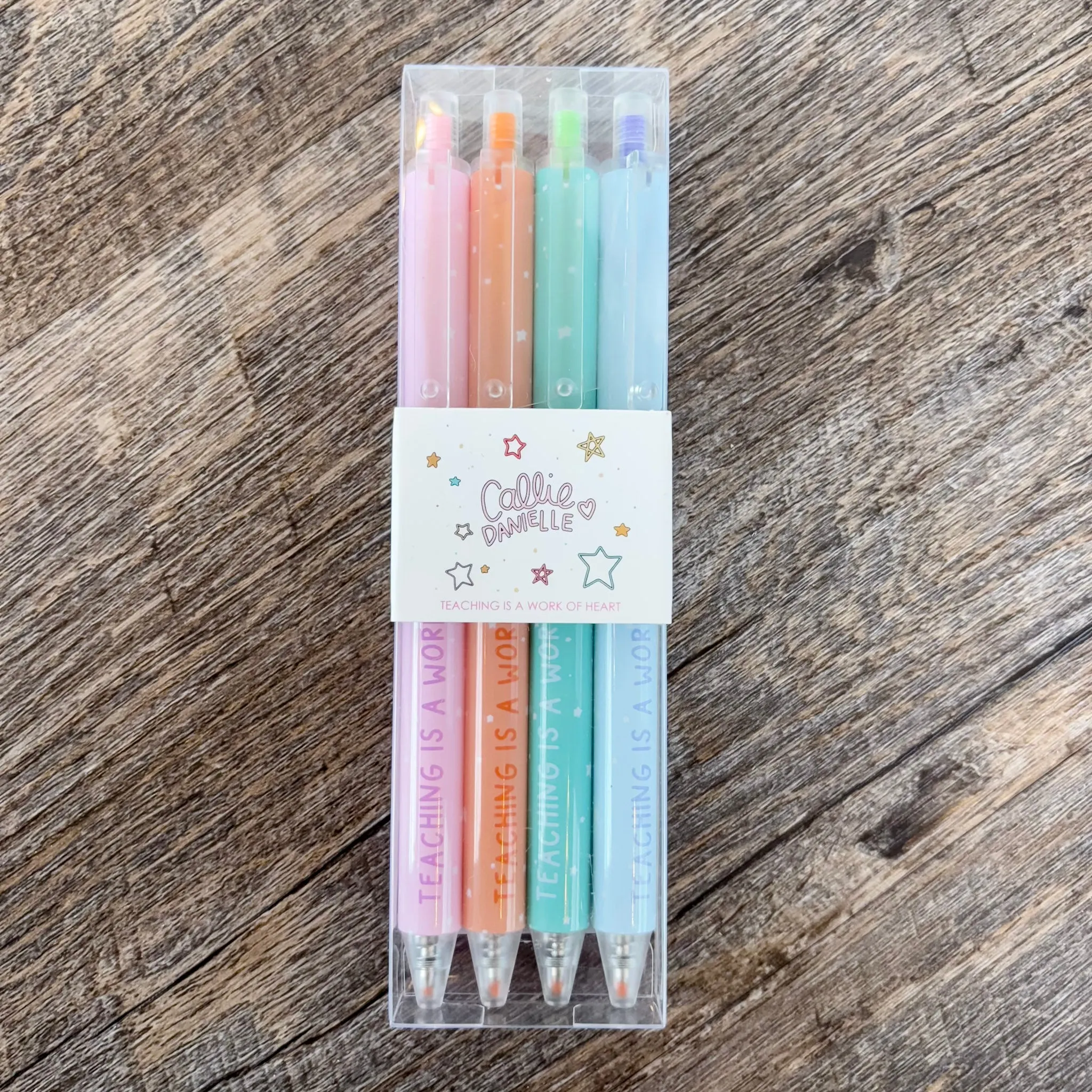 Teaching Is A Work Of Heart Pen Set