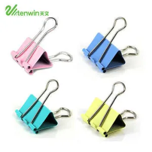 Tenwin Desk Stationery Binder Clips--مشابك ملفات مكتبي