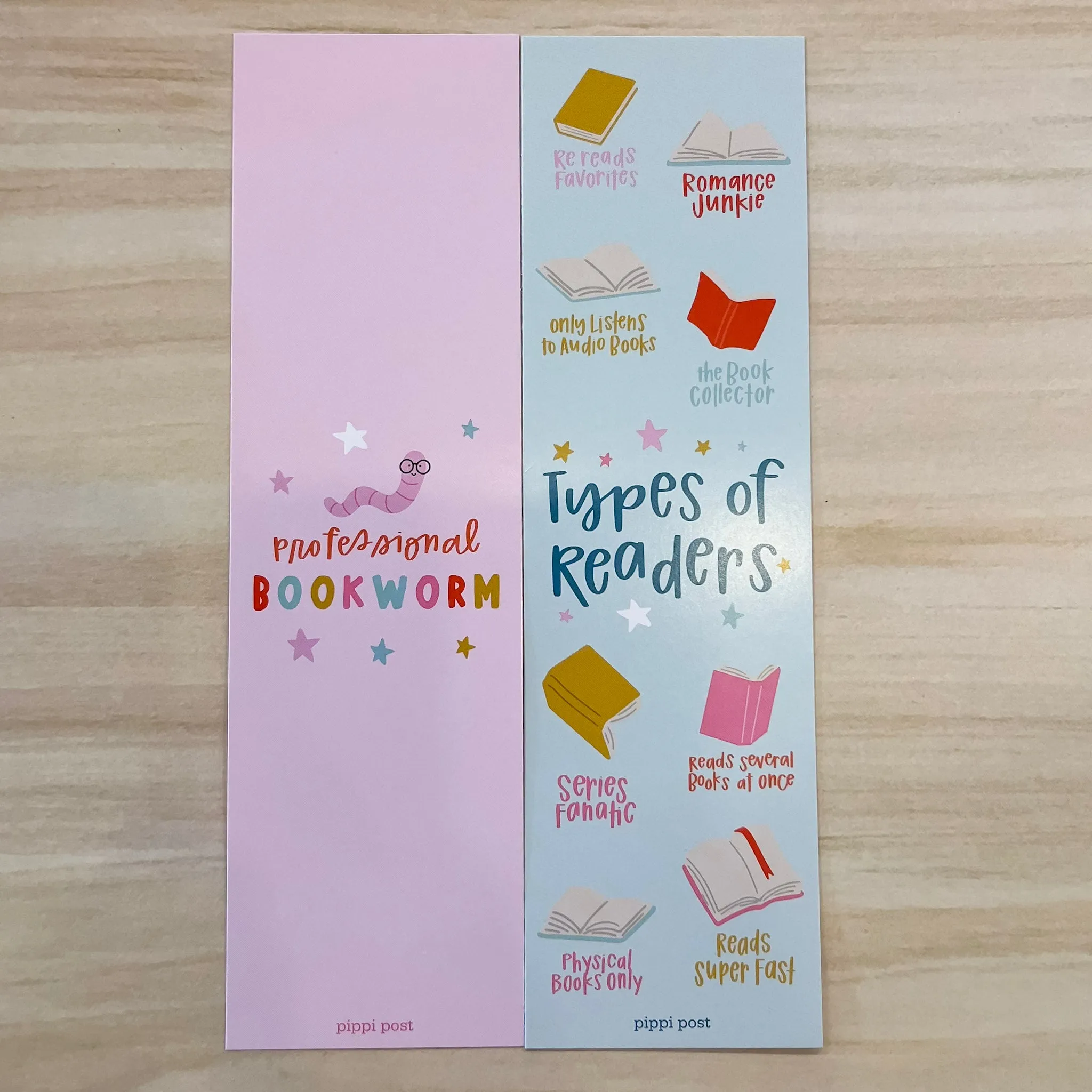 Types of Readers Bookmark Set